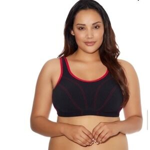 NWT Goddess 42C Synergy D6910 Black Soft Cup Sports Bra 131413